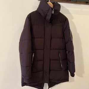 BCBGeneration Winter Puffer Coat | Fleeced -Lined | Size M | High Collar